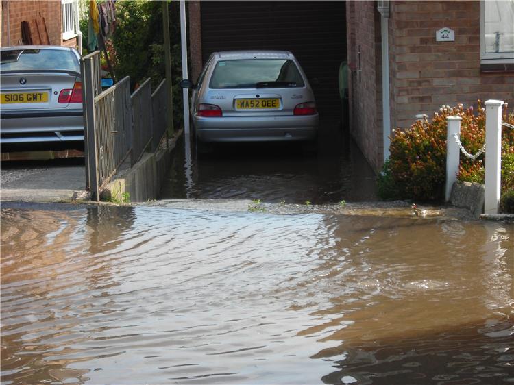 Flood at Ashley Way, Dawlish