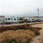 The campervan invasion, teignmouth sea front.