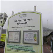 Point car park, Teignmouth..teeny, tiny new car spaces.