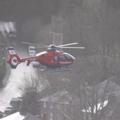 Devon air ambulance lands in Dawlish 12:15 hrs 22 12 18
