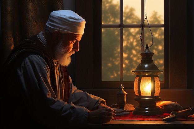 Digital art ramadan celebration