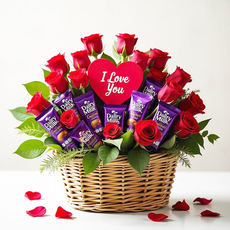 Affectionate Love Basket