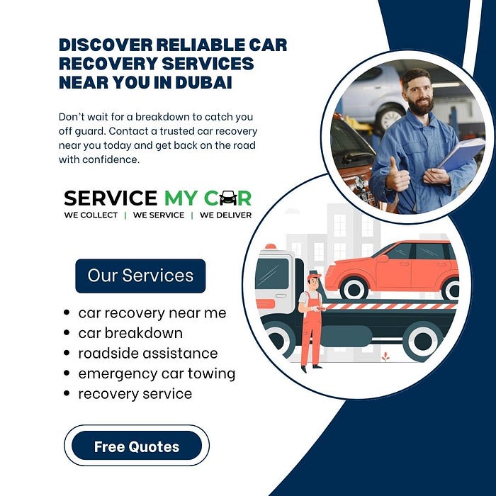Discover Reliable Car Recovery Services Near You in Dubai%u200A%u2014%u200AServiceMyCar