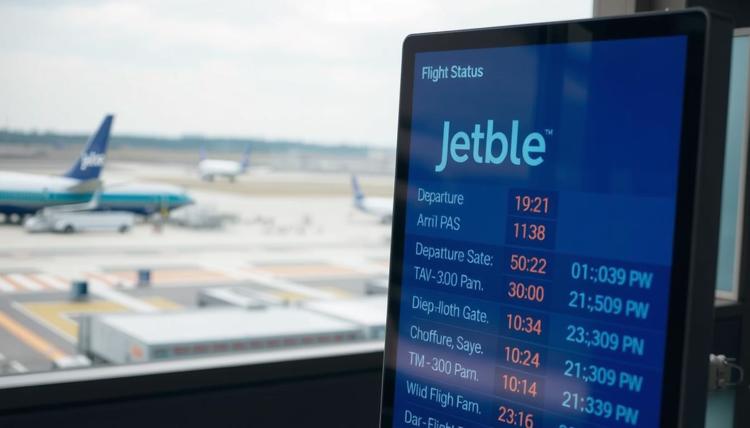 flight status information for JetBlue