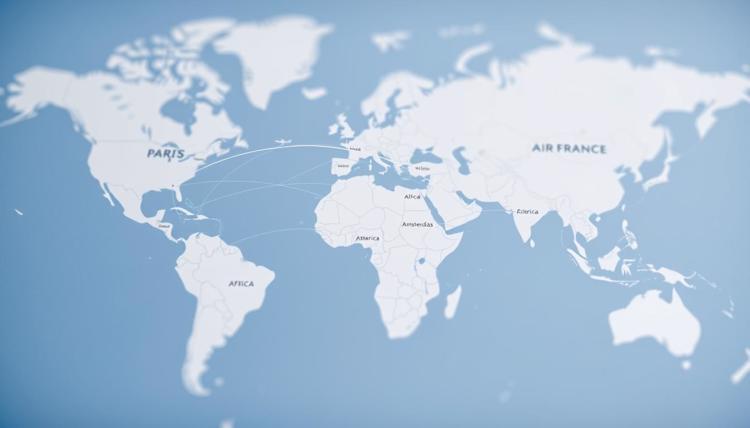 Air France routes
