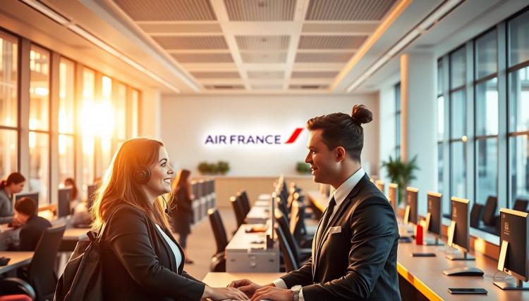 customer support for Air France