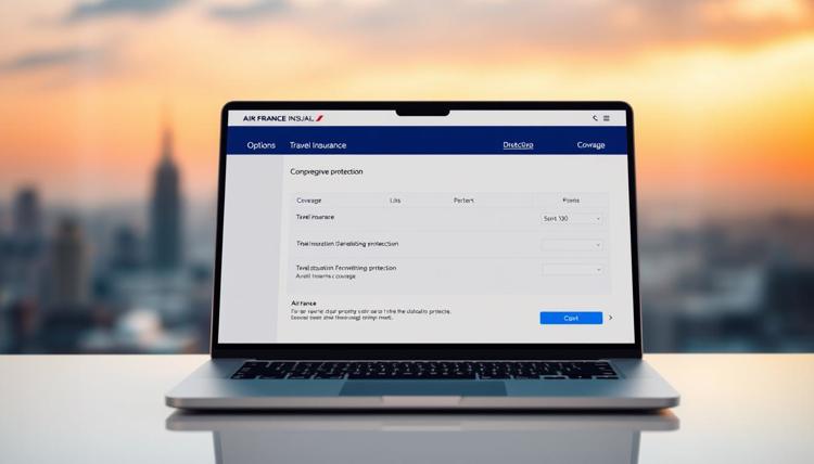 Air France travel insurance options