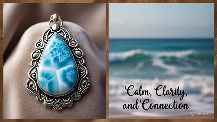 larimar jewelry and its meaning calm clarity