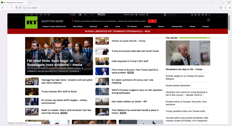 rt.com - viewed in the uk