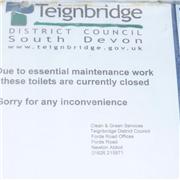 Sandy Lane Toilets Closed