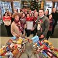 Customer at Dawlish Sainsburys donated &#163;150 worth of groceries to HITS FoodBank.